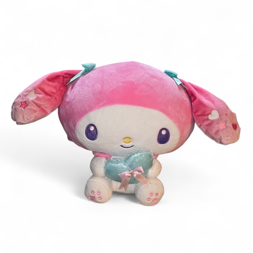 Hello Kitty 12" My Melody with Heart 50TH ANNIVERSARY Pillow Plush KUROMI, NWOT